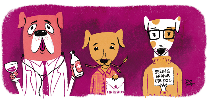 Cartoon dogs