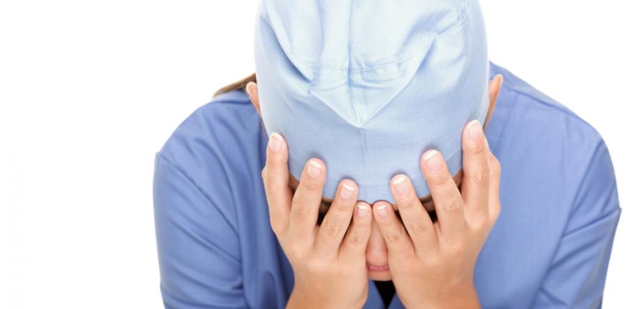 tired doctor