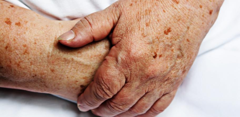 elderly hands