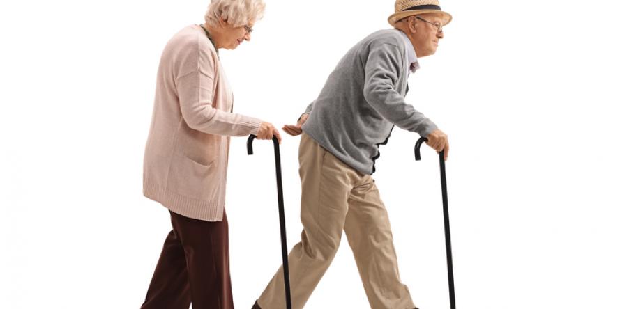 elderly couple