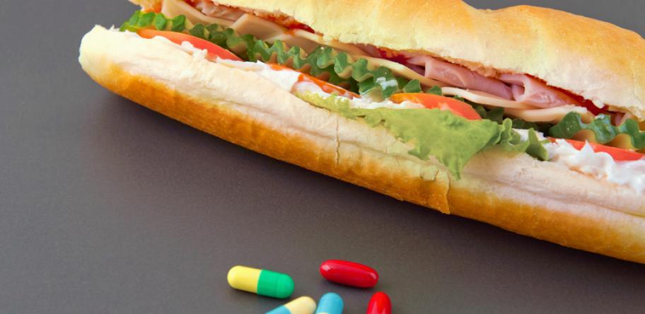 lunch and pills