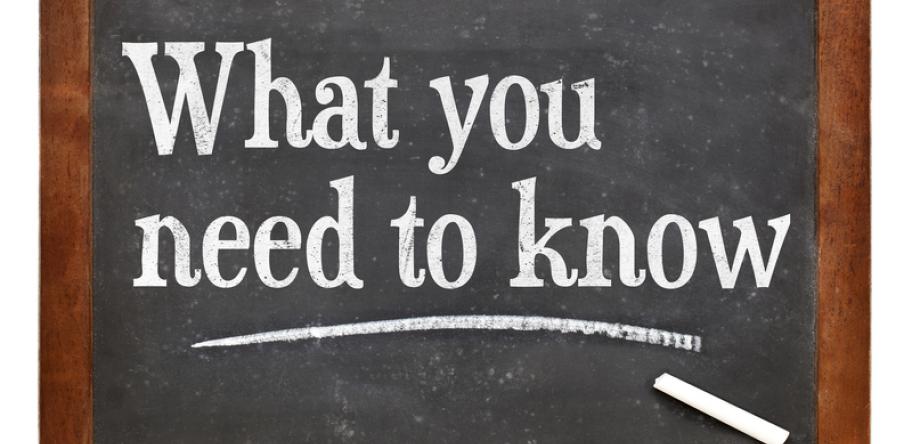 what you need to know