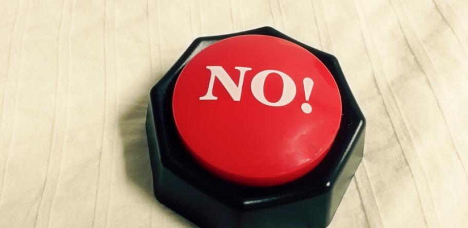No button