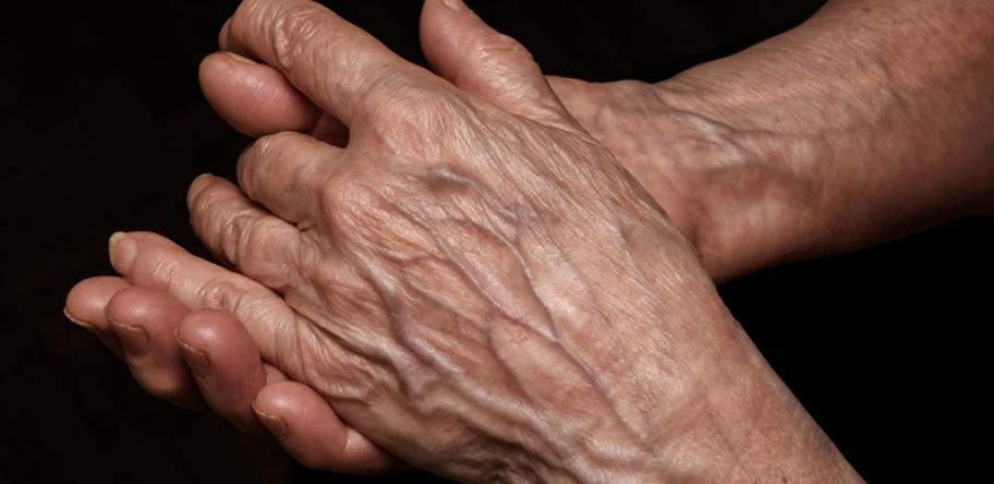 elderly hands