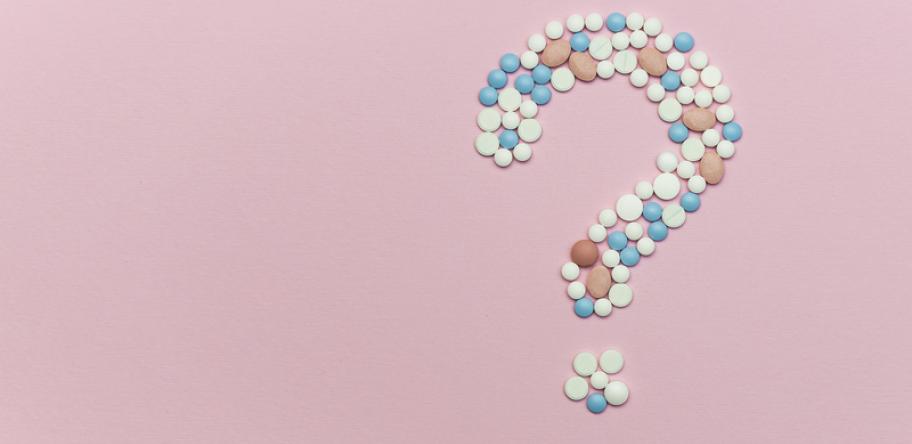Pills question mark