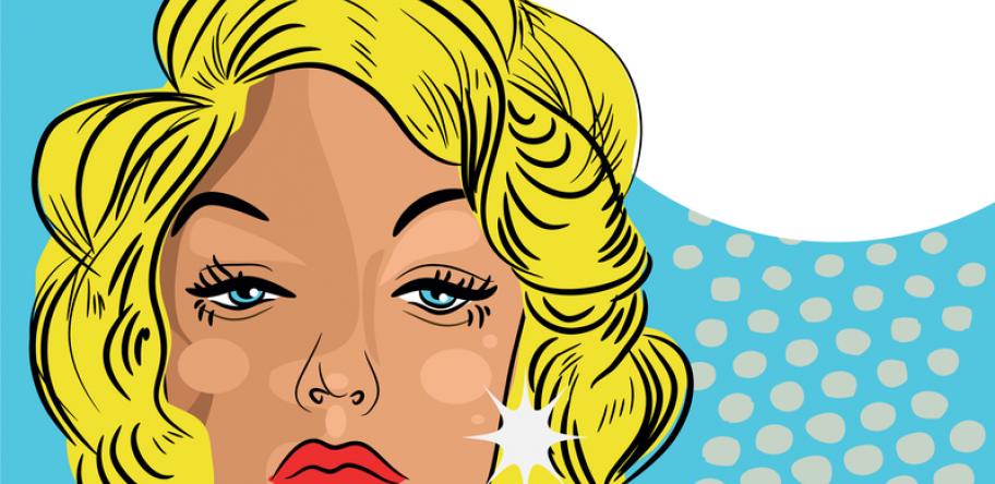 retro woman