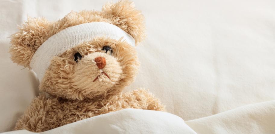 sick teddy