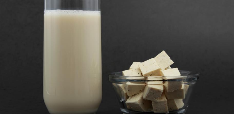 soy milk and tofu