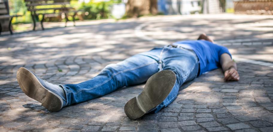 unconscious guy