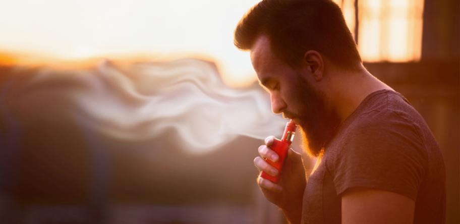 vaping man