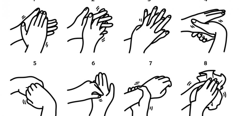 washing hands chart