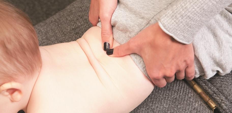 chiro spinal manipulation on baby