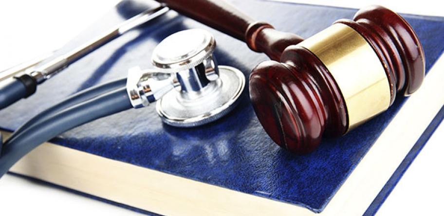 Stethescope and gavel