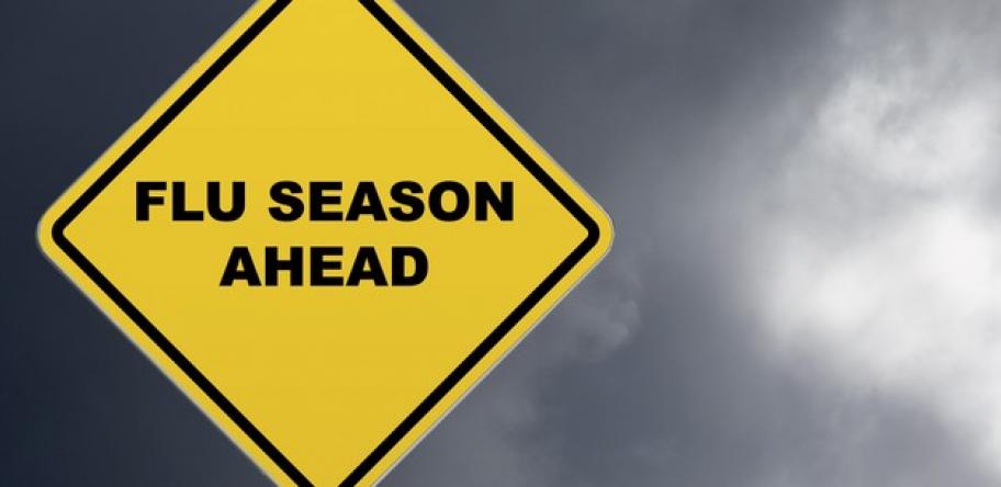 flu season sign