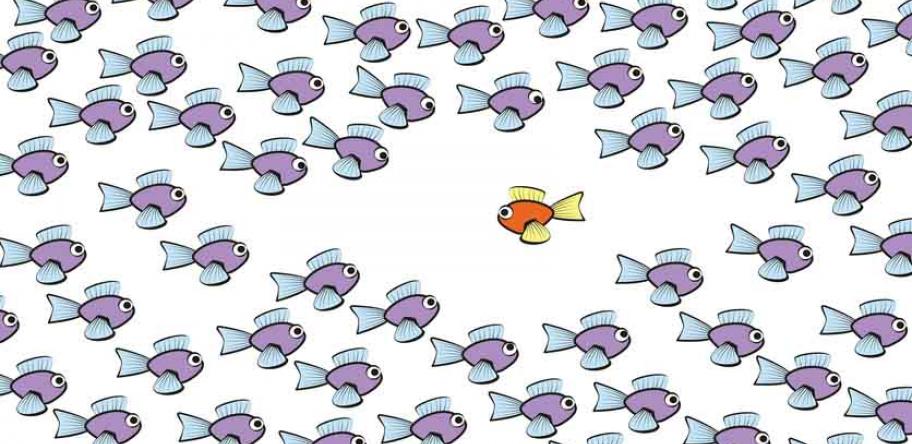 swimming against the tide