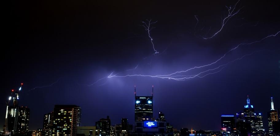 storm in Melbourne