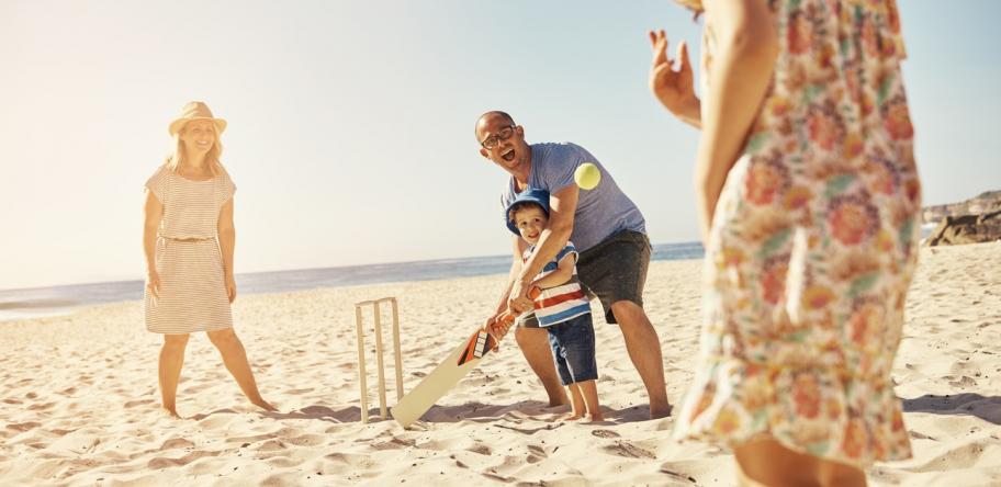 Beach cricket