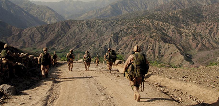 Soldiers in danger