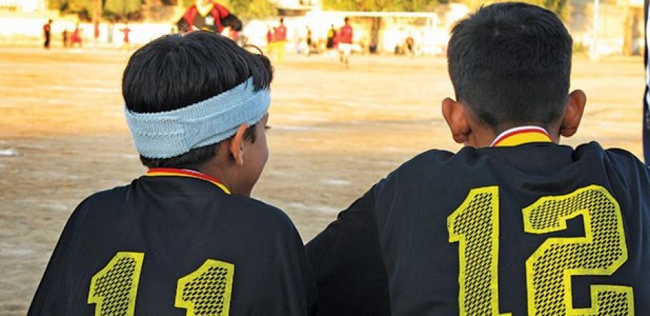 kids on the sports field